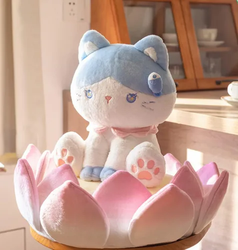 Miniatura 6 de Lindo y cómodo cojín para nido de gato, grueso, antideslizante, tridimensional, multifuncional, para mascotas, cojín interior (S)