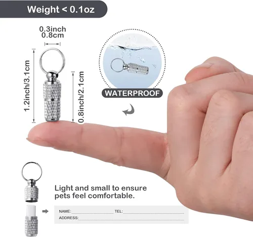 Miniatura 3 de LLHK Paquete de 2 collares de gato separables y 2 etiquetas de nombre, collar de seguridad reflectante para gatito con campana, para gatos machos
