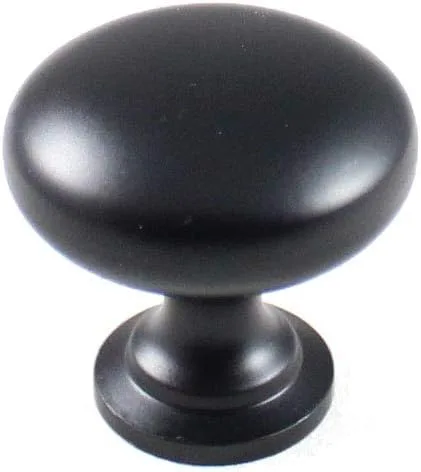 Miniatura 7 de Formosa Design Hardware - Paquete de manijas y perillas negras para gabinetes (5 pomos cuadrados)