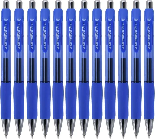 Miniatura 7 de AIHAO Bolígrafos de gel, punta media, tinta negra, paquete de 12 bolígrafos retráctiles de tinta de gel con tinta de primera calidad y agarre cómodo