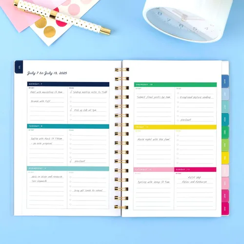 Miniatura 2 de AT-A-GLANCE Planificador académico 2025-2026, simplificado por Emily Ley, semanal y mensual, 5-1/2 x 8-1/2 pulgadas, pequeño, pestañas mensuales