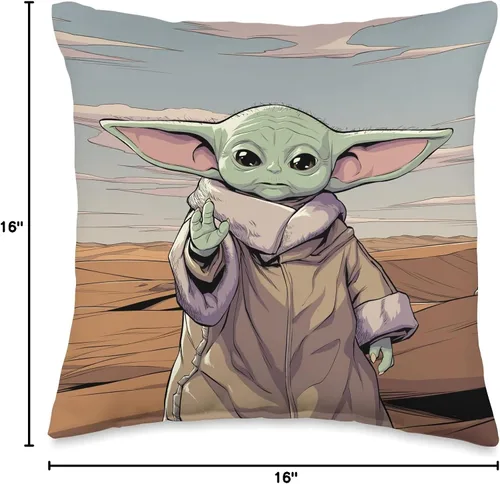 Miniatura 4 de Star Wars The Mandalorian The Child Grogu - Almohada de mano elevada