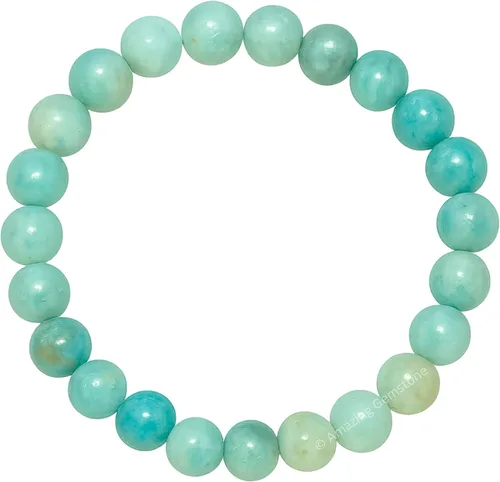 Miniatura 30 de Amazing Gemstone Pulsera de cristal para mujeres y hombres, pulsera de cristal curativo de protección, pulsera elástica con cuentas de piedras