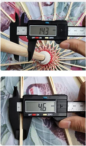 Miniatura 6 de Paraguas de papel aceitado de estilo chino, paraguas de tela de seda para mujer, impermeable, 32 pulgadas, paraguas de papel de aceite oriental