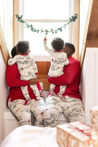 Miniatura 4 de Burt's Bees Baby Baby Girls' Family Jammies Matching Holiday Organic Cotton Pajamas