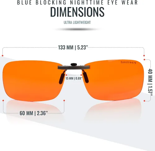 Miniatura 5 de Spectra479 Lentes con clip para bloquear la luz azul