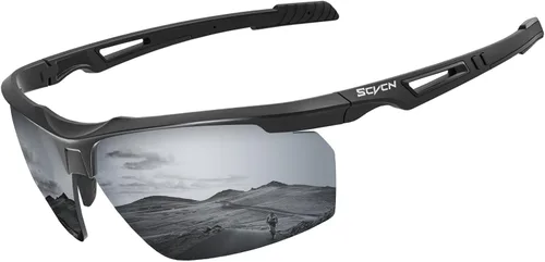 Miniatura 11 de SCVCN Gafas de sol deportivas fotocromáticas para ciclismo, gafas transparentes para hombres y mujeres, protección UV400, MTB BMX, pesca, correr, S86