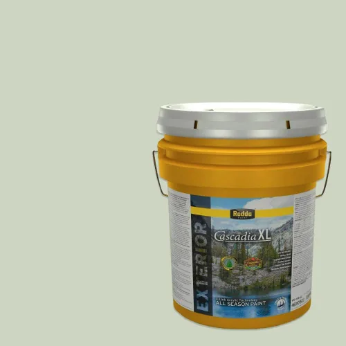 Miniatura 57 de Rodda Paint CASCADIA XL Pintura e imprimación satinada exterior en uno, cuarto de galón, Aquafir