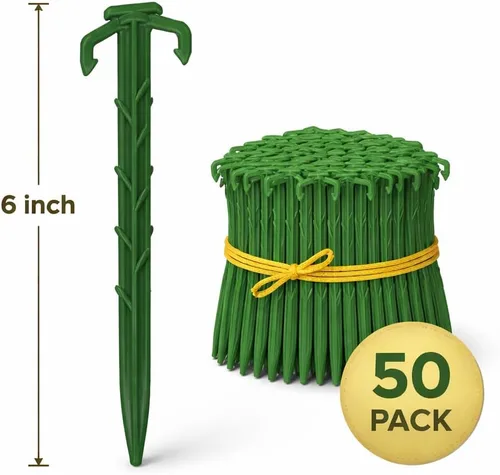 Miniatura 4 de Estacas de jardín resistentes de 6 pulgadas fabricadas en Estados Unidos. Potencia de sujeción más fuerte frente a las estacas de metal