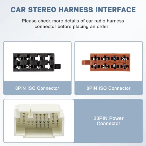 Miniatura 3 de Adaptador de arnés de cableado de radio estéreo ISO para Honda, arnés de cableado de radio de mercado de accesorios compatible con Honda Accord