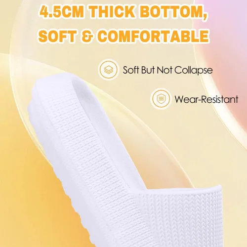 Miniatura 2 de Sandalias de nube para niños, niñas, niños, pantuflas de ducha y baño, cómodas pantuflas antideslizantes de suela gruesa para verano, zapatos