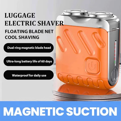 Miniatura 3 de Afeitadora eléctrica de equipaje, mini afeitadora eléctrica, maquinilla de afeitar eléctrica portátil para hombres, afeitado húmedo y seco