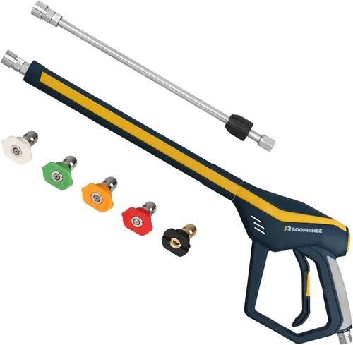 Miniatura 10 de Sooprinse Pistola de Lavado a Alta Presión Pistola de Pulverización de Potencia 4000psi con Lanza de Reemplazo de Extensión de 19 Pulgadas, 5