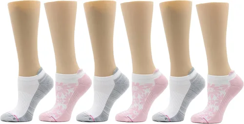 Miniatura 52 de Dr. Motion Calcetines de compresión de corte bajo para mujer, paquete de 2