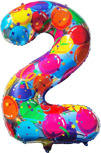 Miniatura 11 de Globos del número 0, globos arcoíris cero para decoraciones de cumpleaños de 10, 40 pulgadas, globos de neón grandes números 20, globos iridiscentes