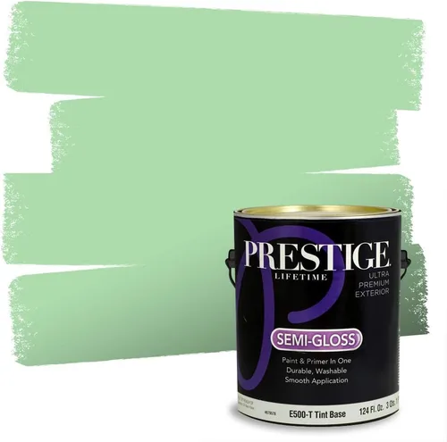 Miniatura 52 de PRESTIGE Pintura exterior e imprimación en uno, aloe, plano, 1 galón