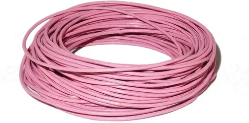 Miniatura 11 de Cordones de cuero redondos de 0.039 in para collares, fabricación de joyas, 32.8 ft (10.93 yardas) para trabajo de cuentas, proyectos de bricolaje