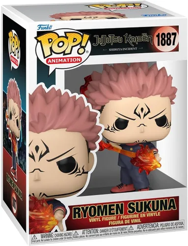 Funko Pop Animation: JJK - Sukuna - (Fire Arrow) - Jujutsu Kaisen - Figura de vinilo coleccionable - Idea de regalo - Producto oficial - Juguetes