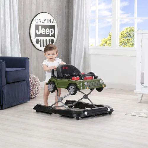 Miniatura 7 de Jeep Classic Wrangler 3 en 1 Crece Conmigo Andador de Actividades - Cuenta con música, luces, bandeja de juego extraíble, modo andador de empuje, se