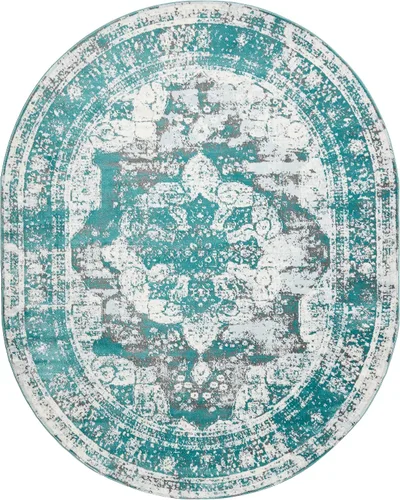 Miniatura 78 de Unique Loom Sofia Collection - Alfombra tradicional vintage, inspirada en Francia (7 pies x 10 pies, rectangular, negro/gris claro)