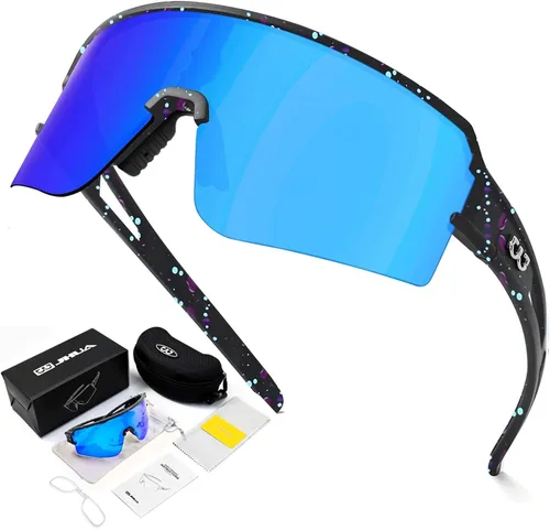 AVV Gafas de sol polarizadas para ciclismo, deportivas, con protección UV400, para pesca, conducción, correr, béisbol, para hombres y mujeres