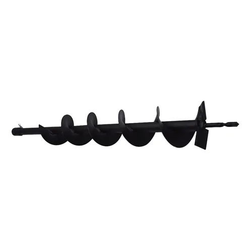 Miniatura 5 de Broca de taladro de 4 pulgadas, broca de taladro de jardín para plantación, broca de taladro para poste de perforación, maceta rápida, cabezal
