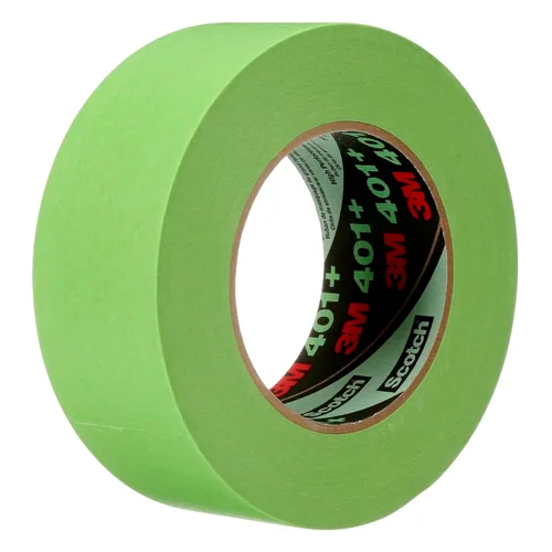 3M 401+ Cinta de enmascarar de alto rendimiento, 2 pulgadas x 60 yardas, verde
