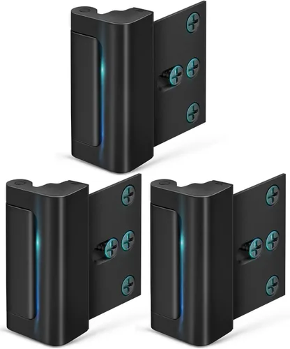 Miniatura 8 de Cerradura de refuerzo para puertas de seguridad del hogar - Cerradura de puerta delantera a prueba de niños de alta seguridad para la seguridad