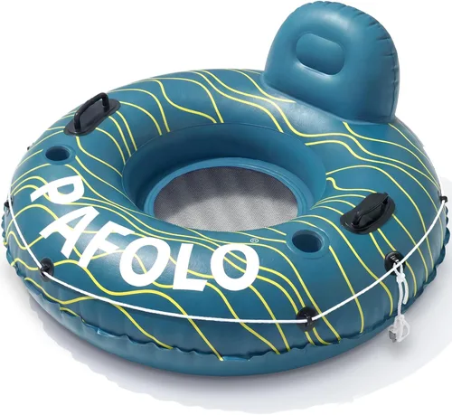 River Tube for Adults, Tube for River Floating, Heavy Duty River Tube for Beach Lake Rafting, River Floats with Mesh Bottom, Puncture-Resistant,