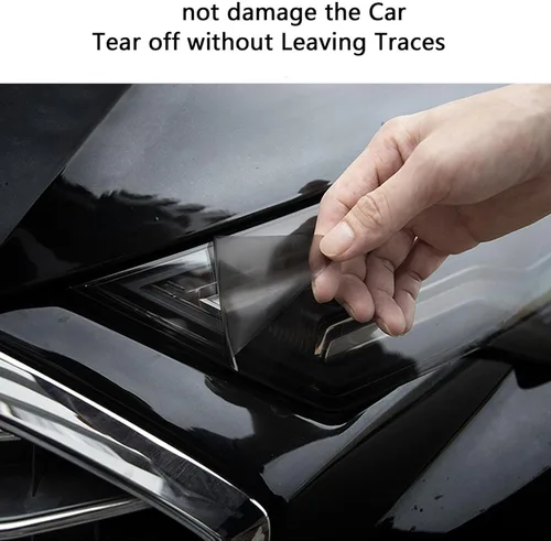 Miniatura 4 de NAKEAH Car Light Film for Volvo XC40 2019 2020 Smoked Black Car Headlight Protective Film Scratch TPU Light Cover Film
