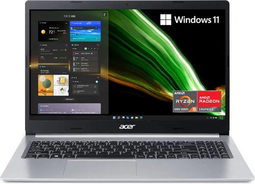 acer Aspire 5 A515-45-R74Z - Laptop delgada con IPS Full HD de 15.6 pulgadas, procesador móvil AMD Ryzen 5 5500U Hexa-Core | Gráficos AMD Radeon,