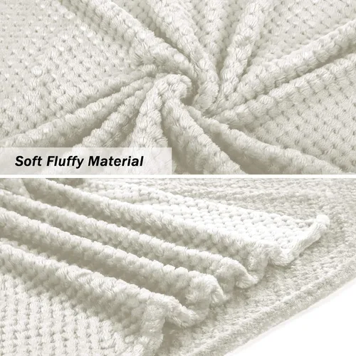 Miniatura 6 de Manta de alta calidad Msicyness para perro, manta polar acolchada, suave y cálida para mascotas, perros y gatos. Beige