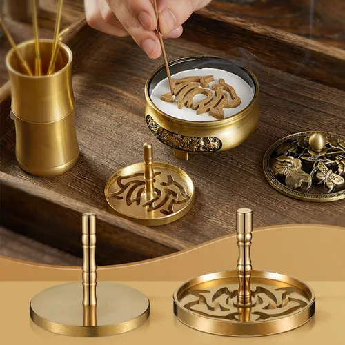 Miniatura 2 de DOITOOL Kit de 5 piezas de incienso chino para quemador de incienso, accesorios de primera calidad para aromaterapia, yoga, meditación, relajación
