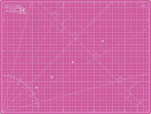 Miniatura 8 de Alfombrilla de Corte Elan A3 Rosa y Púrpura, Alfombrilla de Corte Autorreparable 30,5 x 46 cm, Tabla de Corte de Manualidades Rosa de 5 Capas, Tabla