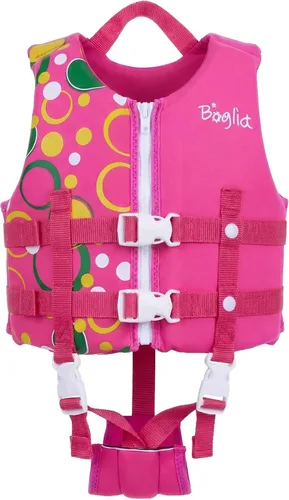 Miniatura 9 de Boglia Chaleco de natación para niños y niñas, 20-30-40-50-60-70-80lbs con correa de seguridad ajustable