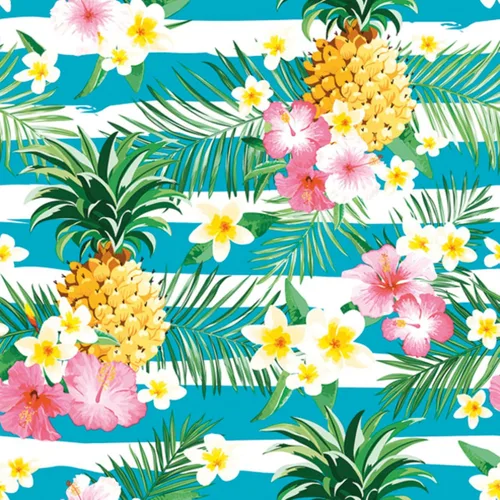 Miniatura 9 de Servilletas de papel de 20 unidades de 13 x 13 pulgadas, 3 capas, estampado de frutas y coco, para arte, cena y fiesta, servilletas desechables