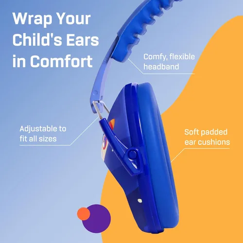 Miniatura 3 de Vanderfields - Protectores de oídos para niños, orejeras con cancelación de ruido, auriculares para niños, autismo, niños pequeños, niños rocket