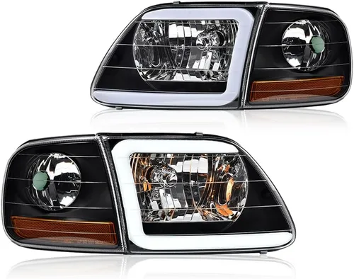 Miniatura 18 de GRAND ORANGE Par de faros delanteros compatibles con Toyota Tacoma 2005 2006 2007 2008 2009 2010 2011 lente transparente cromado carcasa ámbar