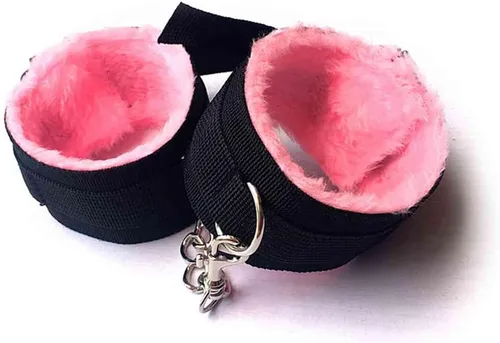 Miniatura 7 de Kit de sujeción para cama de matrimonio, color rosa, para parejas de tamaño bajo King, juegos de cama Queen para mujeres, correas sexuales, barras
