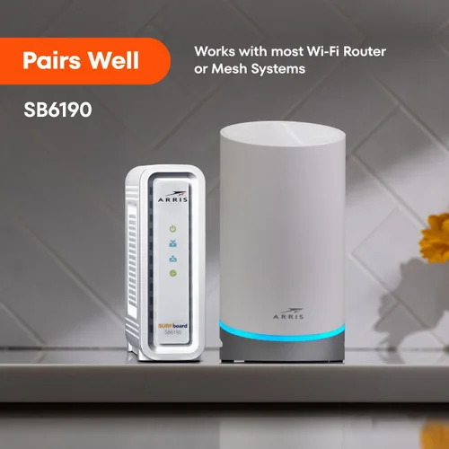 Miniatura 11 de ARRIS (SB6190) - Módem de cable - Módem Gigabit DOCSIS 3.0 32x8, [Consulta con tu proveedor la compatibilidad] 1 Puerto Gbps, Velocidad máxima