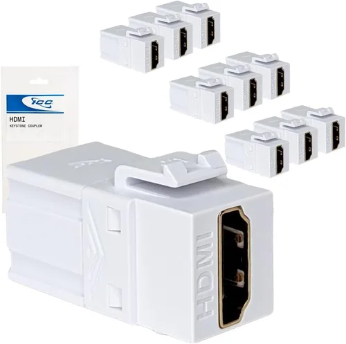 Miniatura 13 de ICC Acoplador modular HDMI en estilo HD, negro, individual