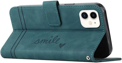 Miniatura 3 de Funda tipo cartera para iPhone 11 y iPhone 11 con tarjetero de piel, con función atril, protección completa magnética compatible con iPhone 11