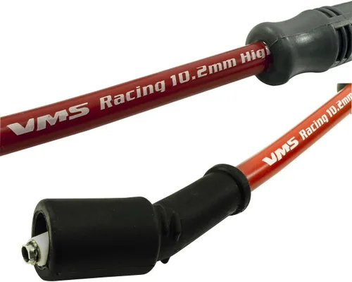 Miniatura 2 de VMS RACING Juego de cables de bujía de motor de alto rendimiento rojo de 0.402 in, cables de encendido, 32829, compatible con motores Vortec Chevy