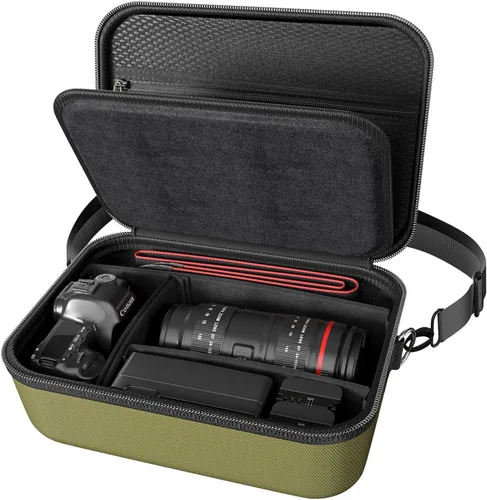 Miniatura 9 de ProCase Funda rígida para cámara para Canon Rebel T7/EOS R100/R50/DSLR/SLR/Nikon/Sony/Cámaras sin espejo, bolsa de viaje para cámara digital