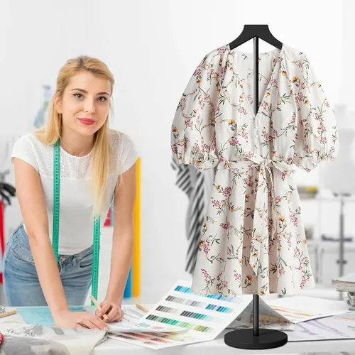 Miniatura 8 de Maniquí de torso, soporte de exhibición de camisa ajustable en altura de 30 a 41 pulgadas para tiendas de vendedores, fiesta de graduación, montaje