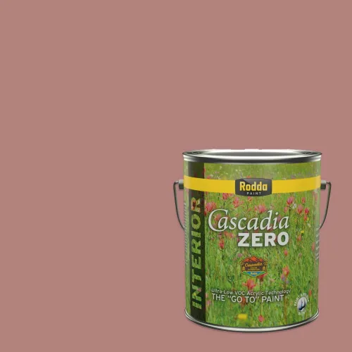 Miniatura 141 de Rodda Paint CASCADIA ZERO - Pintura satinada e imprimación para interiores en uno, 1 galón, Lady Flower Flor de señora