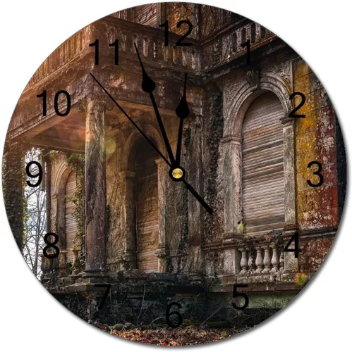 Miniatura 61 de Reloj de pared silencioso sin tictac de PVC, montañas del Tirol del Sur, Italia, senderismo, C, funciona con pilas, 10 pulgadas (9.8 in), reloj