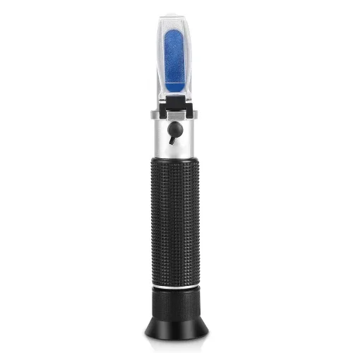 Miniatura 2 de Refractómetro de alcohol para porcentaje de volumen de alcohol espirituoso, probador de alcohol de mano con compensación automática de temperatura