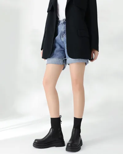 Miniatura 5 de Shoe'N Tale Chelsea - Botines para mujer, con plataforma elástica, suela elástica, antideslizantes, punta redonda, sin cordones
