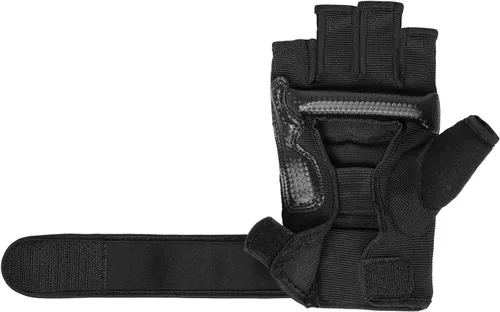Miniatura 6 de Guantes de kickboxing de medio dedo, también aptos para entrenamiento de taekwondo, entrenamiento ligero, Muay Thai, artes marciales (Karav MAGA)